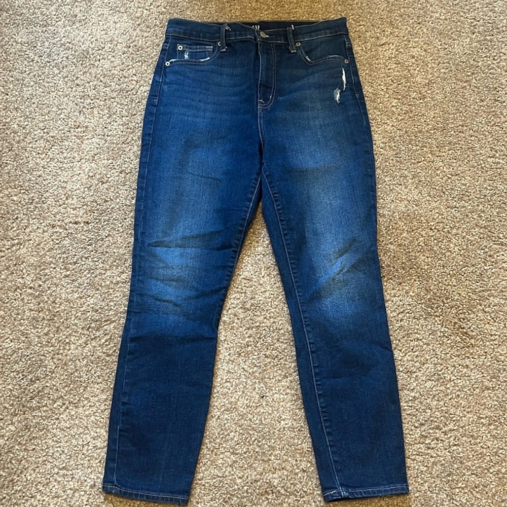 GAP High Waisted True Skinny Jean Size 10‎